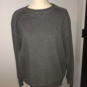 oversized dark gray pullover
